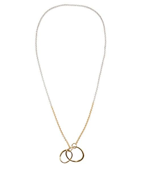 Ladies Jewellery Charlotte Chesnais - Symi Mini Gold-plated & Sterling-silver Necklace - Womens - Silver Gold