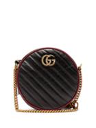 Matchesfashion.com Gucci - Gg Marmont Quilted Leather Cross Body Bag - Womens - Black Multi