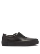 Matchesfashion.com Primury - Basal Leather Slip-on Trainers - Womens - Black