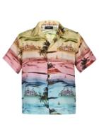 Matchesfashion.com Amiri - Beverley Hills Print Silk Shirt - Mens - Multi