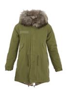 Mr & Mrs Italy Fur-lined Cotton-canvas Parka