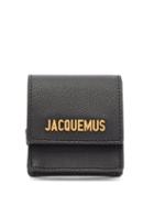Matchesfashion.com Jacquemus - Grained Leather Coin Purse Bracelet - Womens - Black