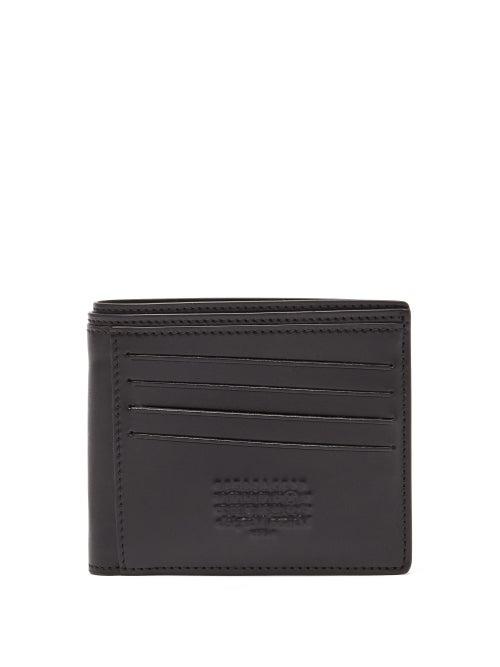 Maison Margiela - Numbers-embossed Leather Bi-fold Wallet - Mens - Black