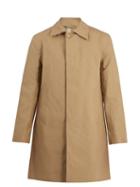 Matchesfashion.com Kilgour - Bonded Cotton Water Resistant Overcoat - Mens - Beige