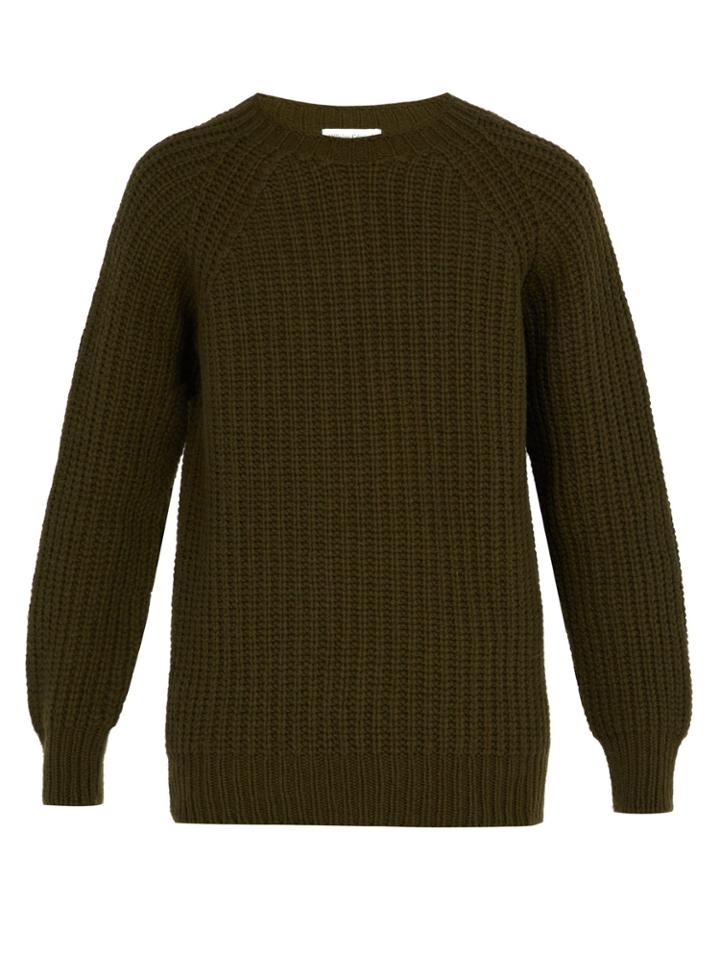 Officine Générale Crew-neck Wool Sweater