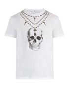 Alexander Mcqueen Skull And Chain-print Cotton T-shirt