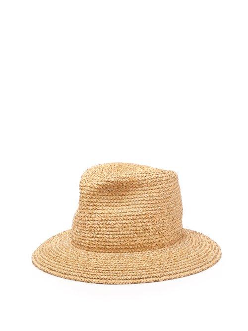 Matchesfashion.com Albertus Swanepoel - Lucca Braided Raffia Panama Hat - Mens - Beige
