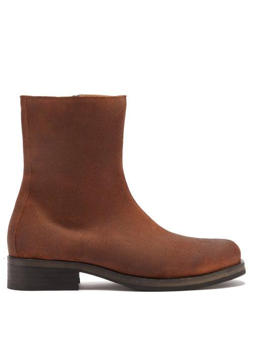 Matchesfashion.com Our Legacy - Camion Suede Boots - Mens - Brown