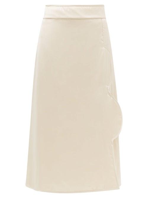 Matchesfashion.com Jil Sander - Padded Midi Skirt - Womens - Light Pink