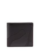 Matchesfashion.com Valentino - Camouflage Leather And Canvas Wallet - Mens - Black
