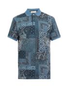 Matchesfashion.com Etro - Paisley Print Polo Shirt - Mens - Navy