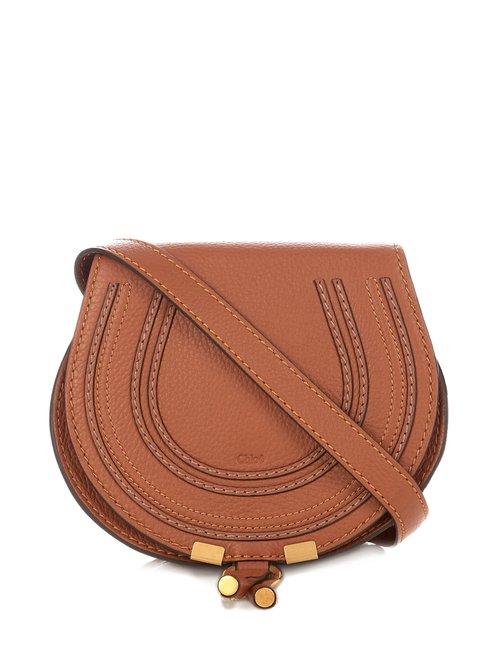 Matchesfashion.com Chlo - Marcie Mini Leather Cross Body Bag - Womens - Tan