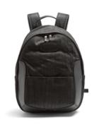 Maison Margiela Leather-trimmed Denim Backpack