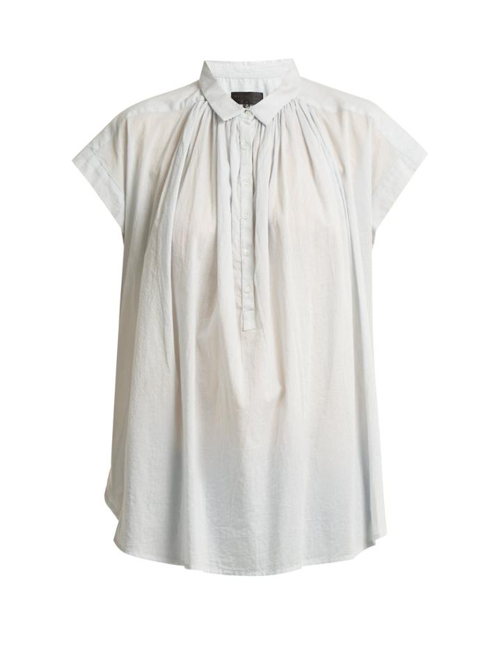 Nili Lotan Normandy Cotton-voile Shirt