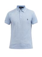 Matchesfashion.com Polo Ralph Lauren - Logo-embroidered Cotton-piqu Polo Shirt - Mens - Light Blue