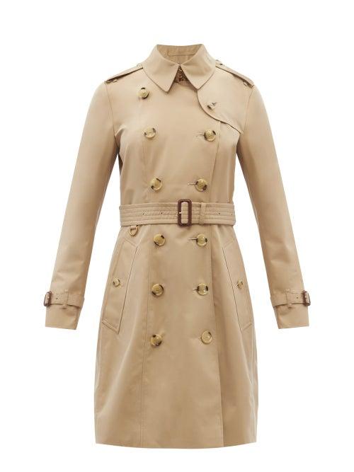Ladies Rtw Burberry - Chelsea Mid Gabardine Trench Coat - Womens - Beige