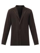 Matchesfashion.com Homme Pliss Issey Miyake - Technical-pleated Blazer - Mens - Brown