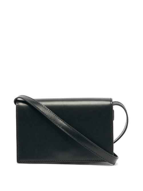 Matchesfashion.com Lemaire - Mini Leather Satchel Bag - Mens - Black