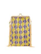 Matchesfashion.com Rosantica By Michela Panero - Brazil Beaded Cross Body Bag - Womens - Yellow Multi