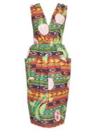 Stella Jean Omepatia Fruit-print Cotton Dress
