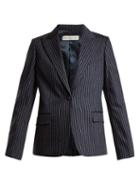 Matchesfashion.com Golden Goose Deluxe Brand - Venice Pinstripe Tailored Jacket - Womens - Navy Stripe