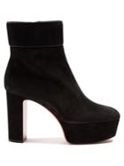 Christian Louboutin Protorlato 110mm Suede Platform Ankle Boots