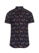 Gucci Horse-print Cotton Shirt