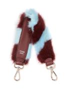 Fendi Strap You Mini Striped Fur Bag Strap
