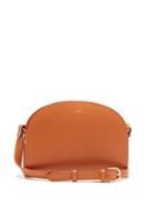 Matchesfashion.com A.p.c. - Half Moon Leather Cross Body Bag - Womens - Camel