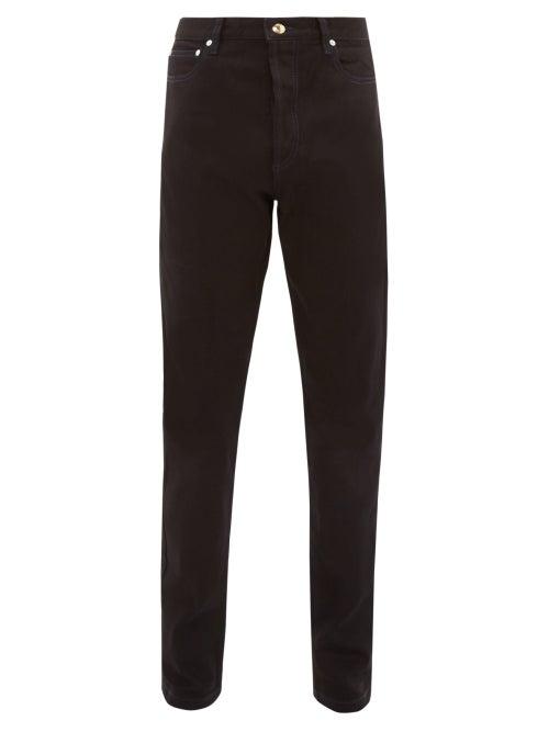 Matchesfashion.com Paul Smith - Contrast Stitching Slim Leg Jeans - Mens - Black