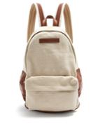 Brunello Cucinelli Canvas And Leather-trimmed Backpack