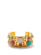 Sylvia Toledano - Onyx, Malachite & Carnelian Cuff - Womens - Gold Multi