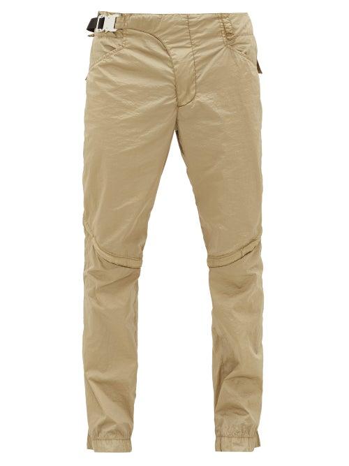 Matchesfashion.com 1017 Alyx 9sm - Rollercoaster-buckle Technical Trousers - Mens - Beige