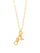 Matchesfashion.com Alighieri - Labyrinth 24kt Gold-plated Necklace - Womens - Yellow Gold