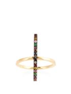 Ileana Makri Rainbow Stones & Yellow-gold Ring