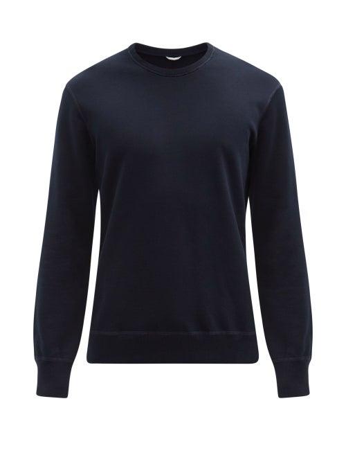 Matchesfashion.com Reigning Champ - Cotton-terry Sweatshirt - Mens - Navy