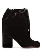 Maison Margiela Tabi Split-toe Velvet Ankle Boots