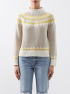 Lisa Yang - Nelly Fair Isle Cashmere Sweater - Womens - Cream