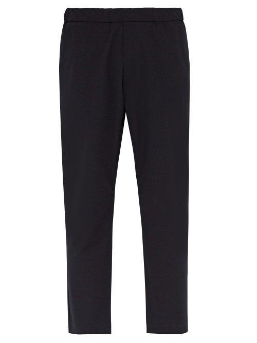 Matchesfashion.com Barena Venezia - Saraval Tapered Twill Trousers - Mens - Navy