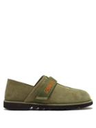Matchesfashion.com Eye/loewe/nature - Suede Slip-on Trainers - Mens - Khaki