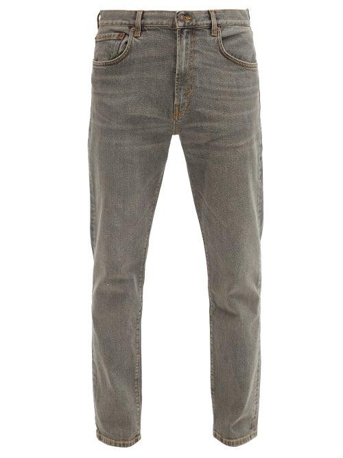 Matchesfashion.com Jeanerica Jeans & Co. - Tm005 Cotton-blend Tapered-leg Jeans - Mens - Grey