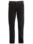Matchesfashion.com True Religion - Washed Contrast Trim Straight Leg Jeans - Mens - Grey
