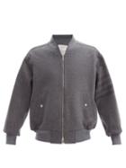 Thom Browne - Four-bar Wool-blend Jacket - Mens - Grey