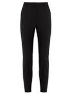 Dolce & Gabbana High-rise Stretch-wool Trousers