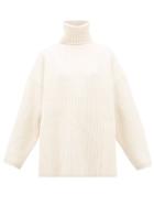 Matchesfashion.com Acne Studios - Disa Roll Neck Wool Sweater - Womens - Ivory