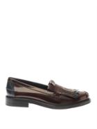 Tod's Cuoio Bi-colour Patent-leather Loafers