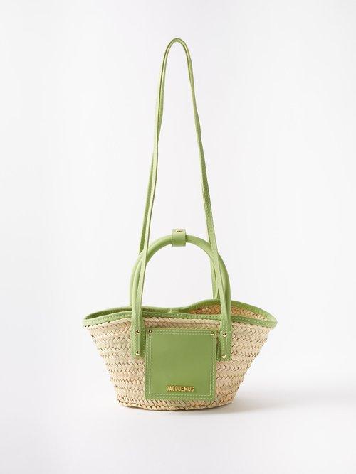 Jacquemus - Panier Soleil Mini Basket Bag - Womens - Green