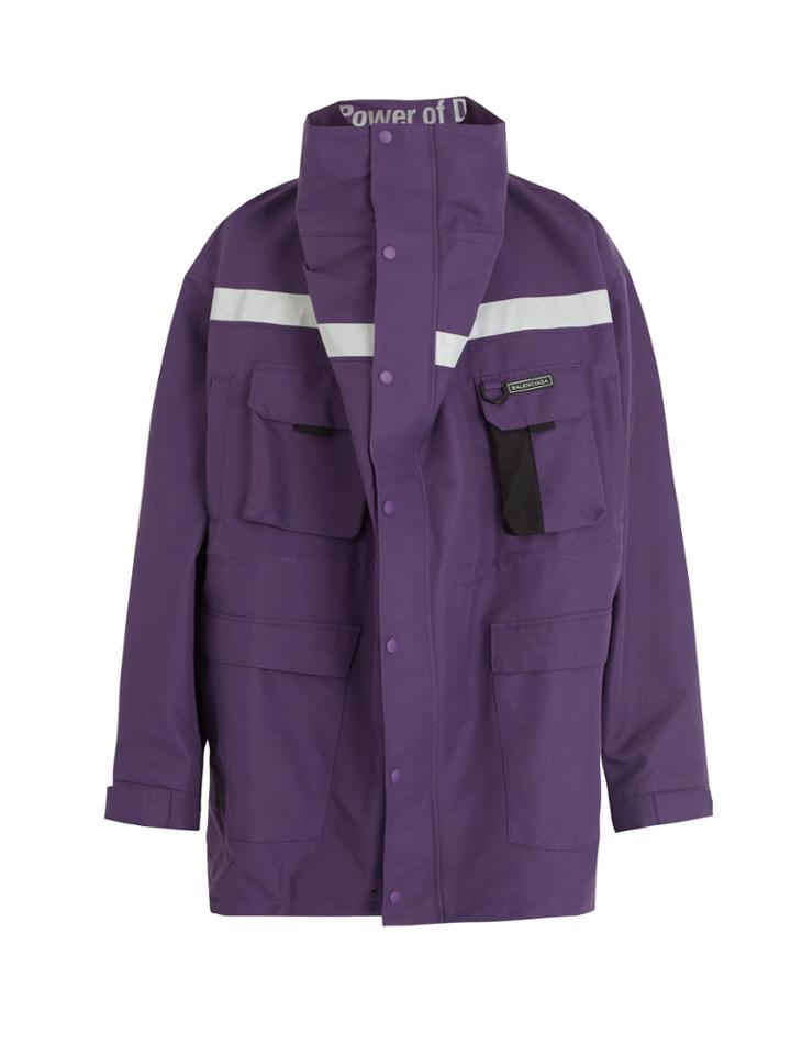 Balenciaga Profil Stand-collar Parka