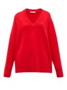Matchesfashion.com Extreme Cashmere - No.124 Vital Stretch-cashmere Sweater - Womens - Red