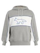 Ader Error X Maison Kitsuné Double-hooded Cotton Sweatshirt